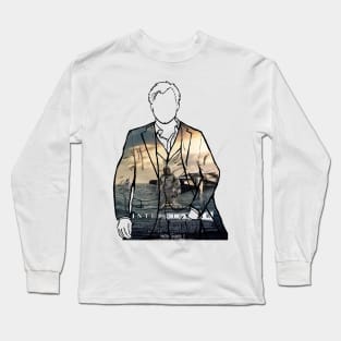 Christopher Nolan Portrait (Interstellar) Long Sleeve T-Shirt